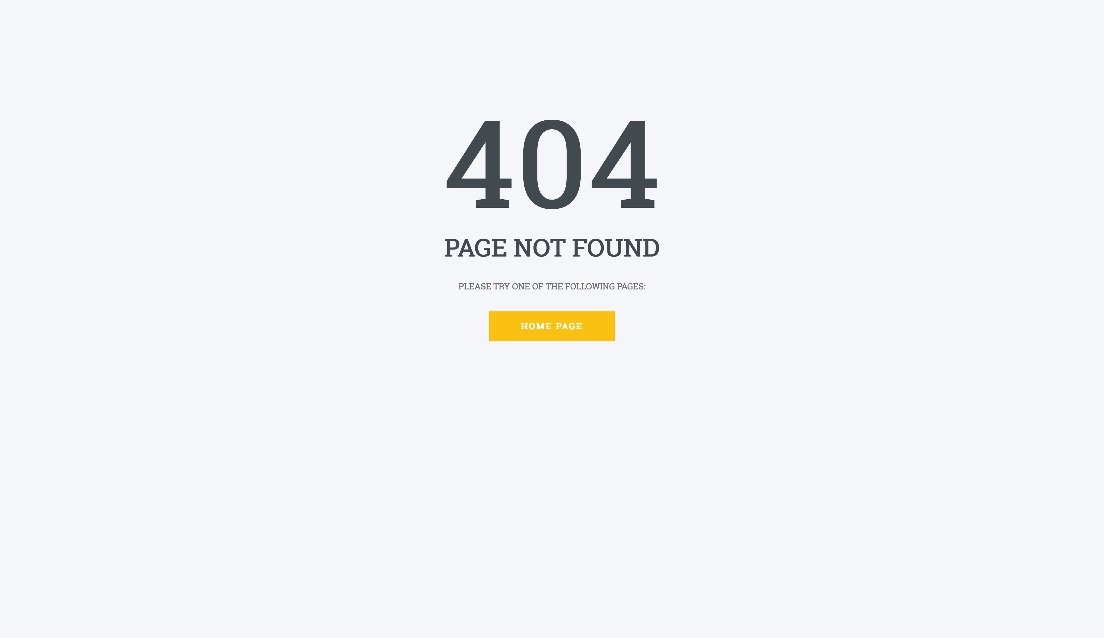 404 page